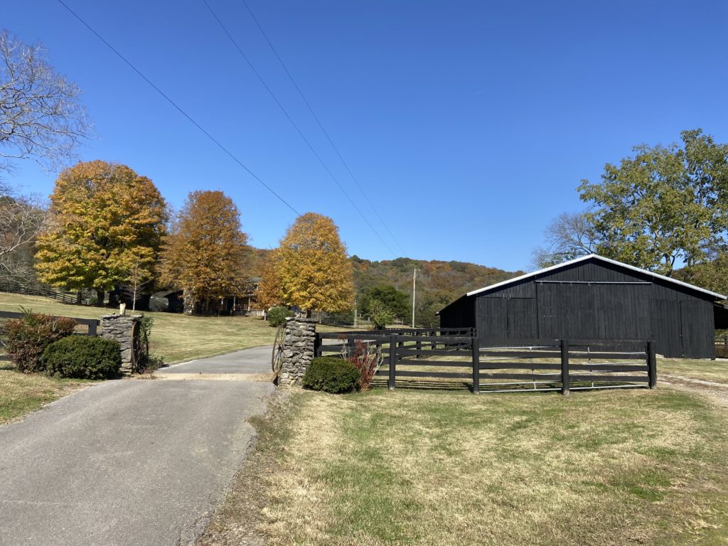 Mile long driveway!